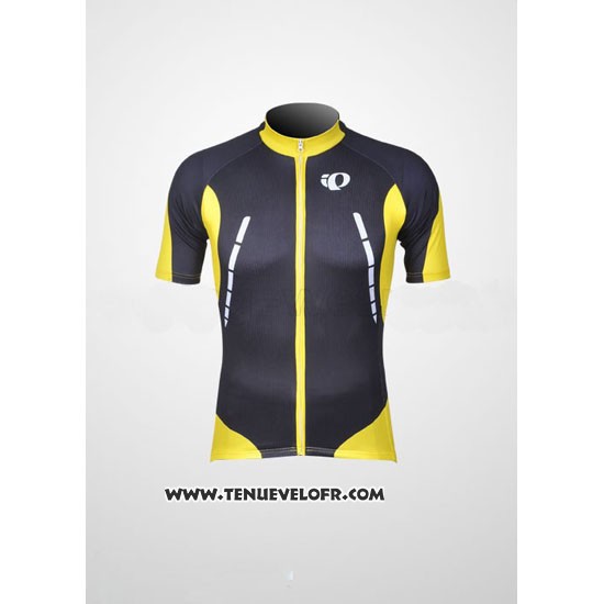 2011 Maillot Ciclismo Pearl Izumi Noir et Jaune Manches Courtes et Cuissard